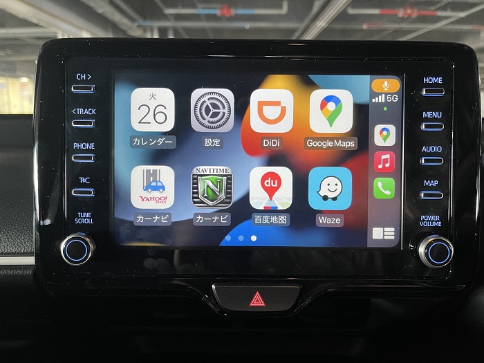 Apple CarPlay画面