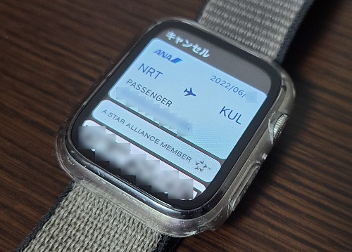 Apple WatchでANA国際線の搭乗券を表示